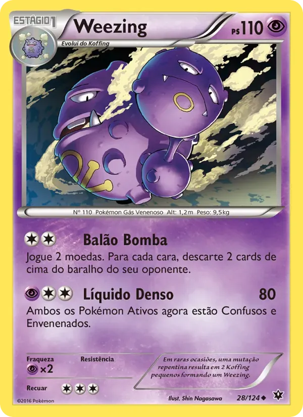Weezing 28/124 Fusão de Destinos