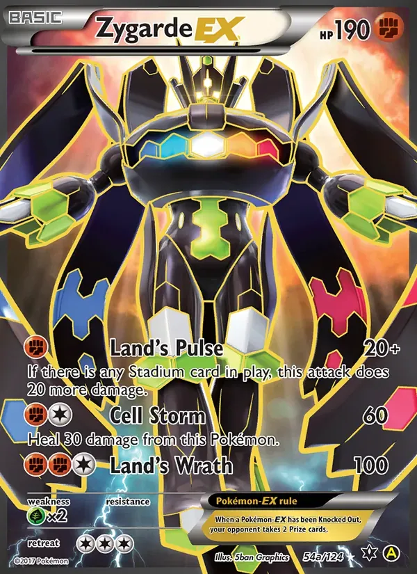 Zygarde EX 54a/124 Fusão de Destinos