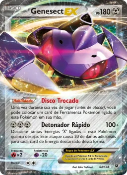 Genesect EX 64 Fusão de Destinos