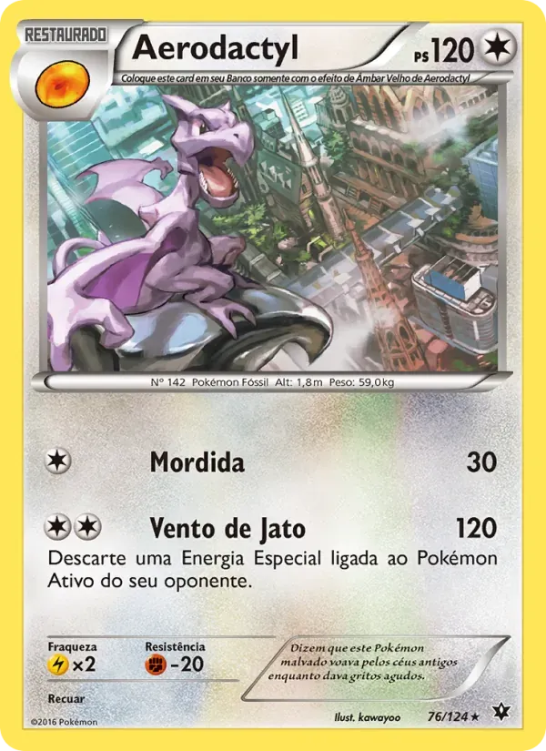 Aerodactyl 76/124 Fusão de Destinos