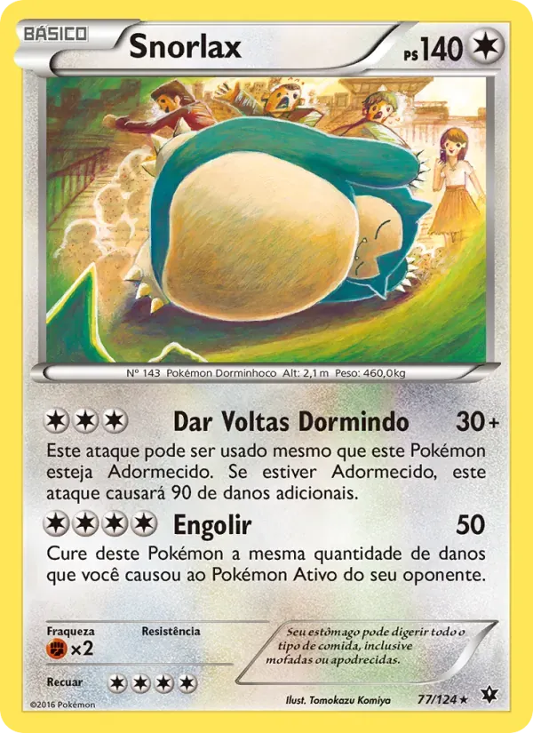 Snorlax 77/124 Fusão de Destinos