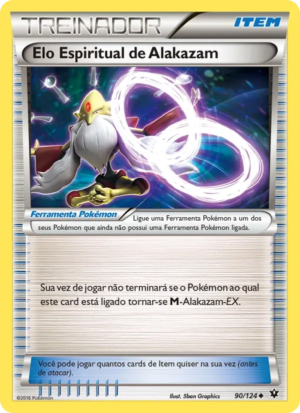 Elo Espiritual de Alakazam 90/124 Fusão de Destinos