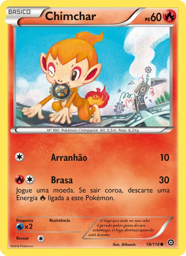 Chimchar 18/114 Cerco de Vapor