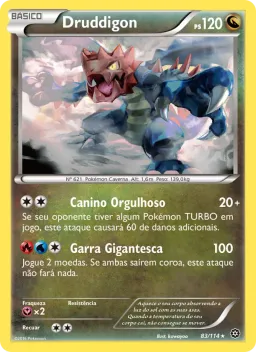Druddigon 83 Cerco de Vapor
