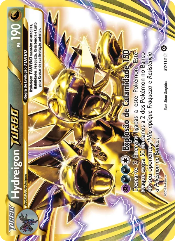 Hydreigon TURBO 87/114 Cerco de Vapor