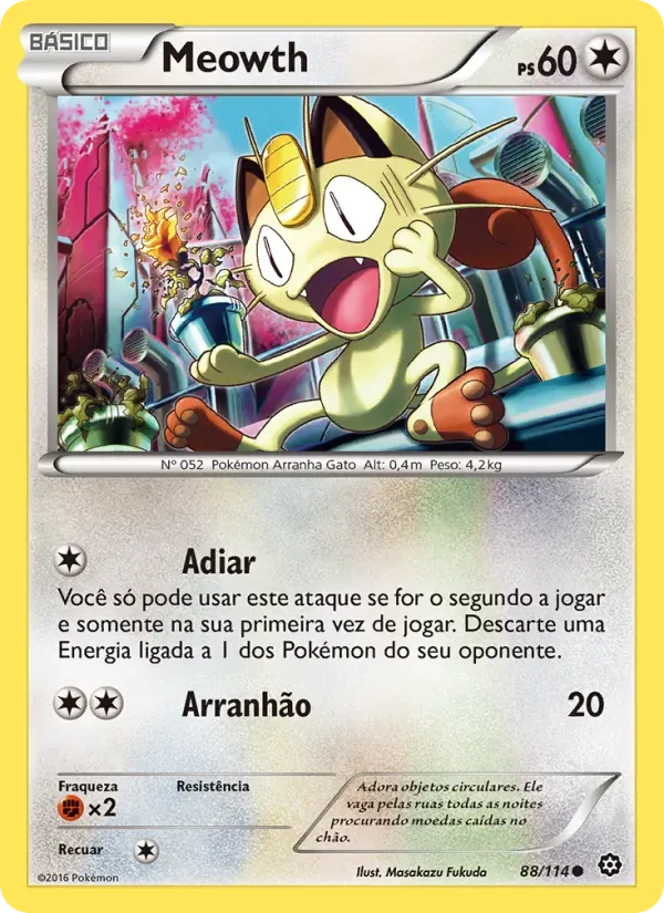 Meowth 88/114 Cerco de Vapor