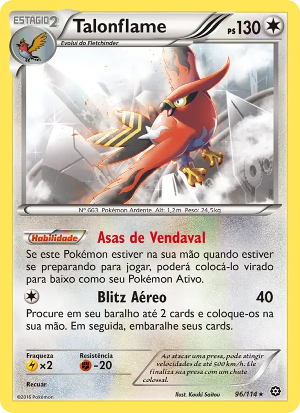 Talonflame 96/114 Cerco de Vapor