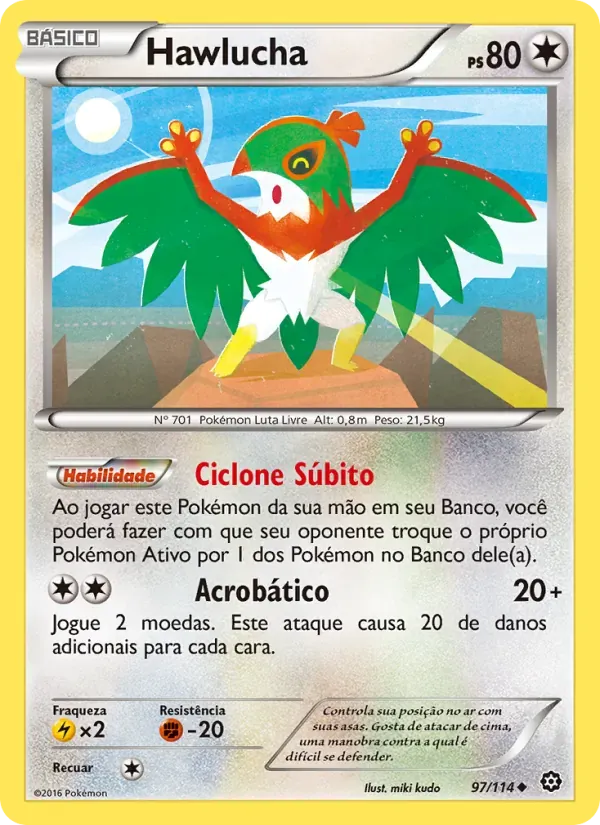 Hawlucha 97/114 Cerco de Vapor