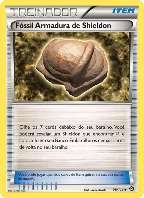 Fóssil Armadura de Shieldon 98/114