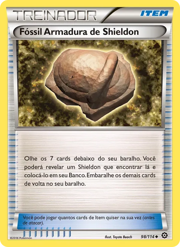 Fóssil Armadura de Shieldon 98/114 Cerco de Vapor