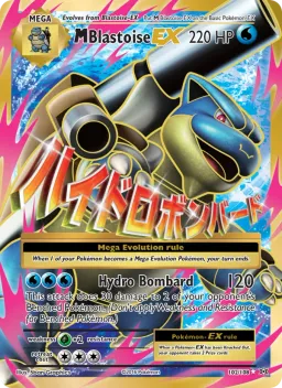 M-Blastoise EX 102 Evoluções