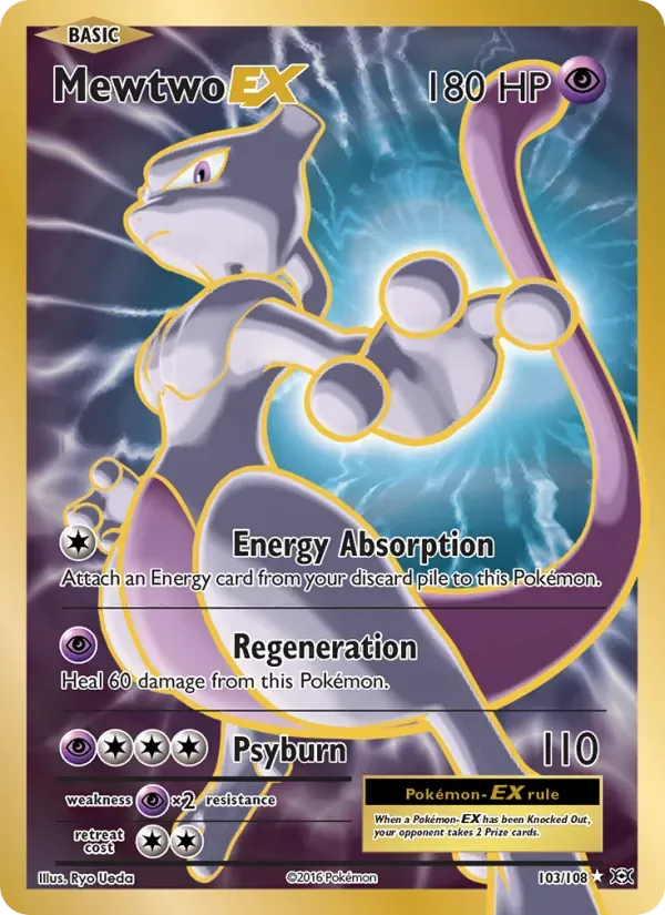 Mewtwo EX 103/108 Evoluções