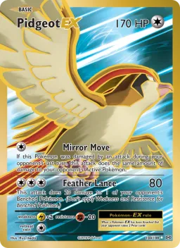 Pidgeot EX 104 Evoluções