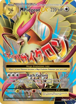 M-Pidgeot EX 105 Evoluções