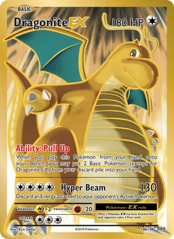 Dragonite EX 106/108 Evoluções