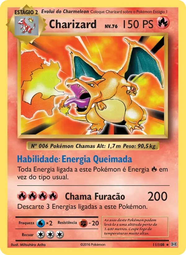 Charizard 11/108 Evoluções