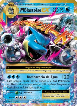M-Blastoise EX 22 Evoluções