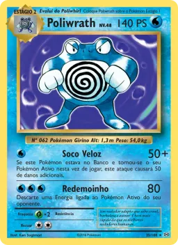 Poliwrath 25 Evoluções