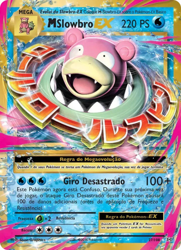 M-Slowbro EX 27/108 Evoluções