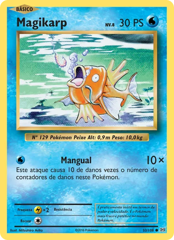 Magikarp 33/108 Evoluções