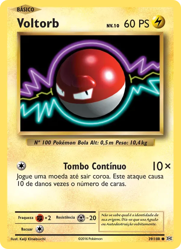 Voltorb 39/108 Evoluções