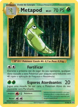 Metapod 4 Evoluções