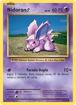 Nidoran♂ 43 Evoluções