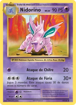 Nidorino 44 Evoluções