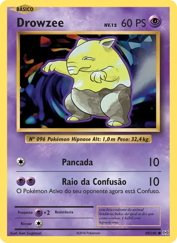 Drowzee 49/108 Evoluções