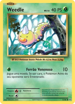 Weedle 5 Evoluções