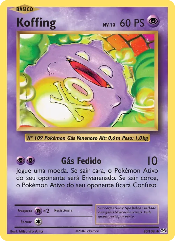 Koffing 50/108 Evoluções