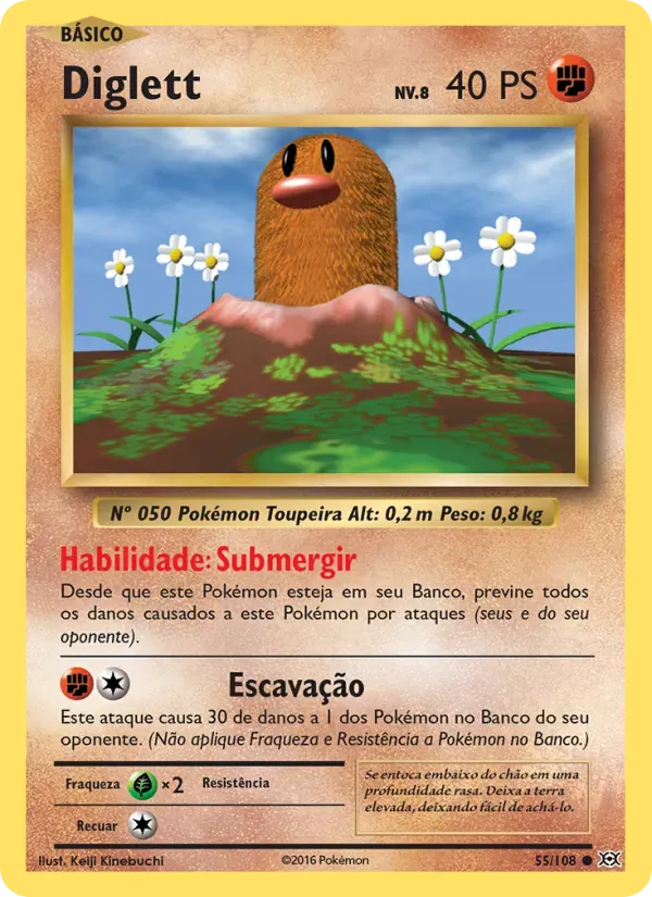 Diglett 55/108 Evoluções