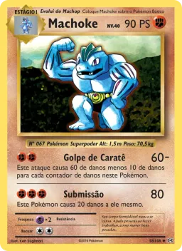 Machoke 58 Evoluções