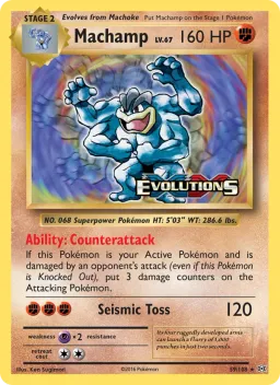 Machamp 59 Evoluções