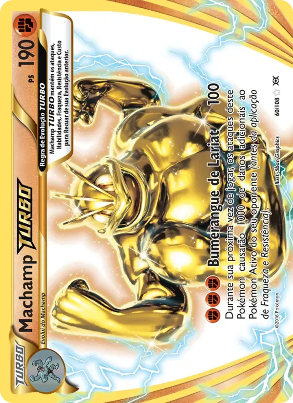 Machamp TURBO 60/108 Evoluções