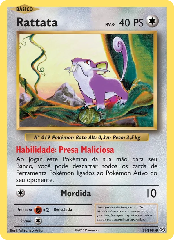 Rattata 66/108 Evoluções