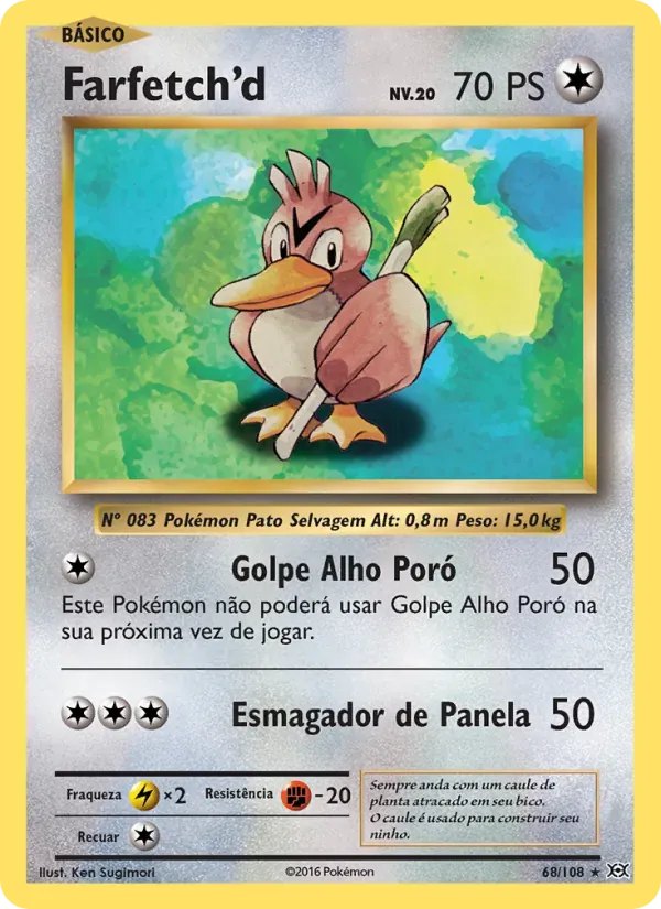 Farfetch'd 68/108 Evoluções