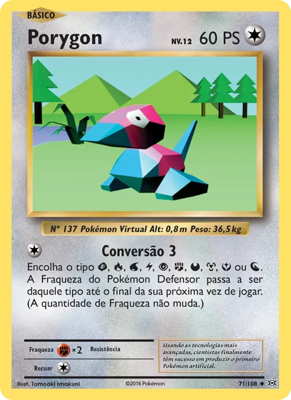 Porygon 71/108 Evoluções