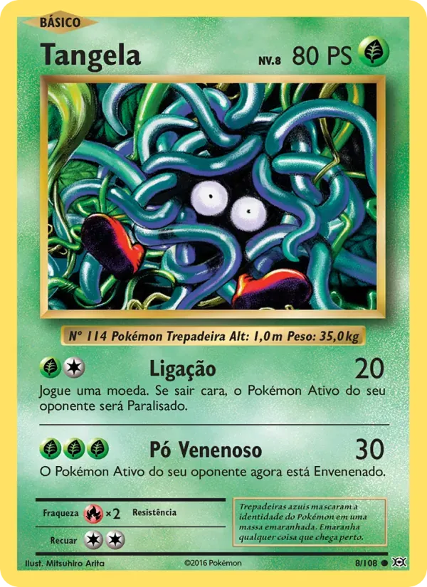 Tangela 8/108 Evoluções