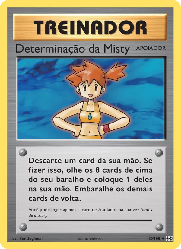 Determinação da Misty 80/108 Evoluções