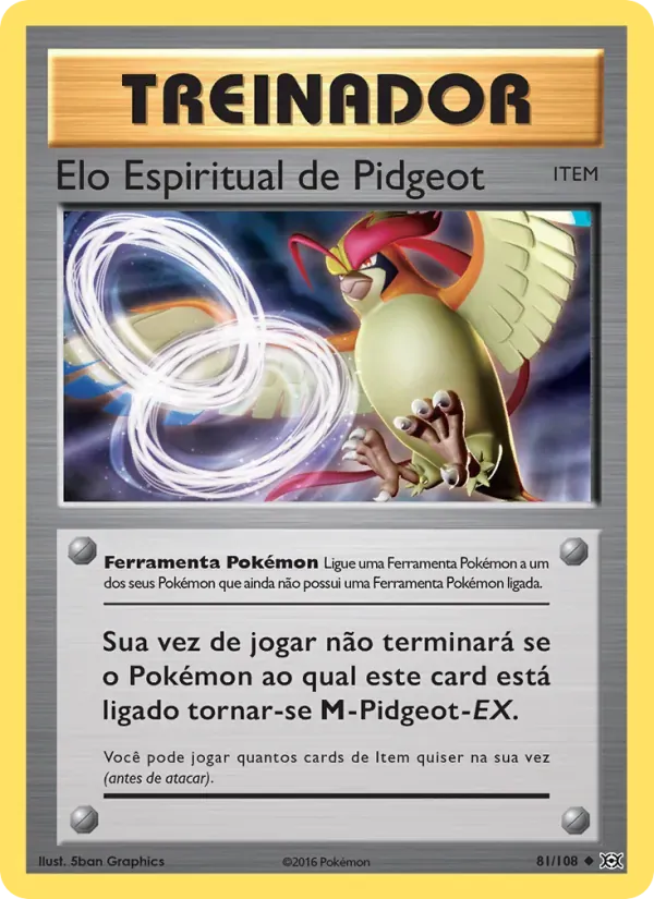 Elo Espiritual de Pidgeot 81/108 Evoluções