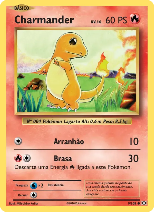 Charmander 9/108 Evoluções