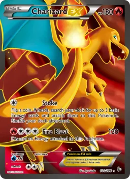 Charizard EX 100 Flash de Fogo