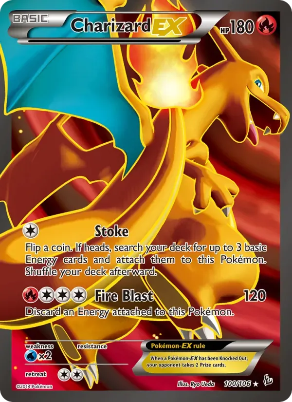 Charizard EX 100/106 Flash de Fogo