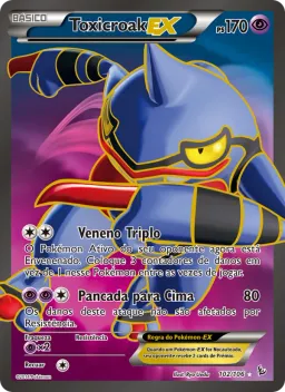 Toxicroak EX 102 Flash de Fogo