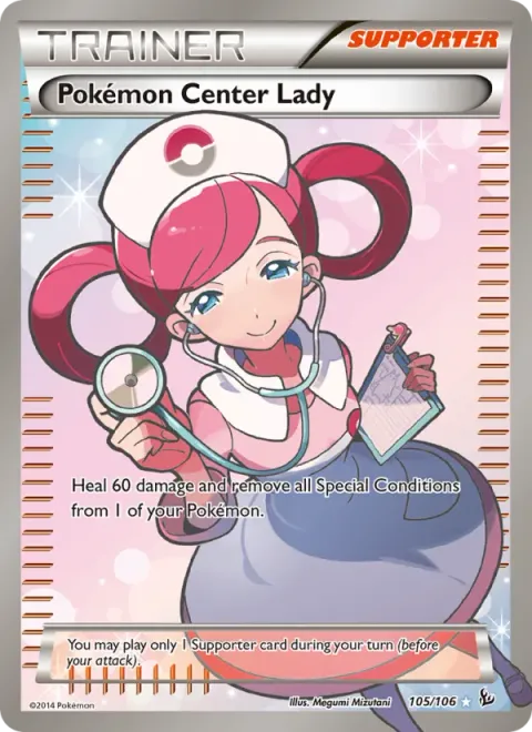 Dama do Centro Pokémon 105/106