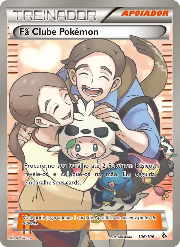 Fã Clube Pokémon 106/106 Flash de Fogo