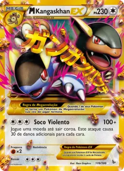 M-Kangaskhan EX 109 Flash de Fogo