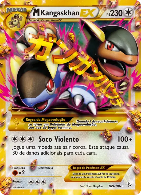 M-Kangaskhan EX 109/106 Flash de Fogo
