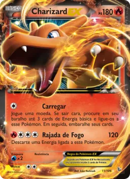 Charizard EX 11 Flash de Fogo